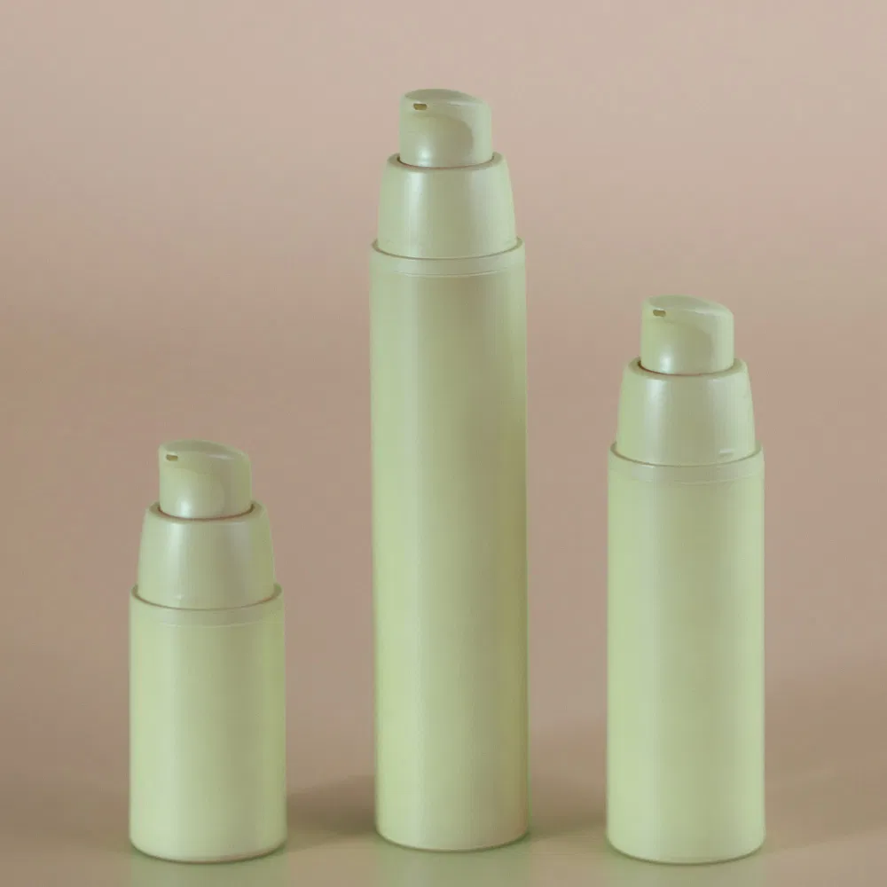 High Quality Wholesale Plastic Refillable Cosmetic 15ml 30ml Serum Lotion Airless Pump Bottle 50ml
