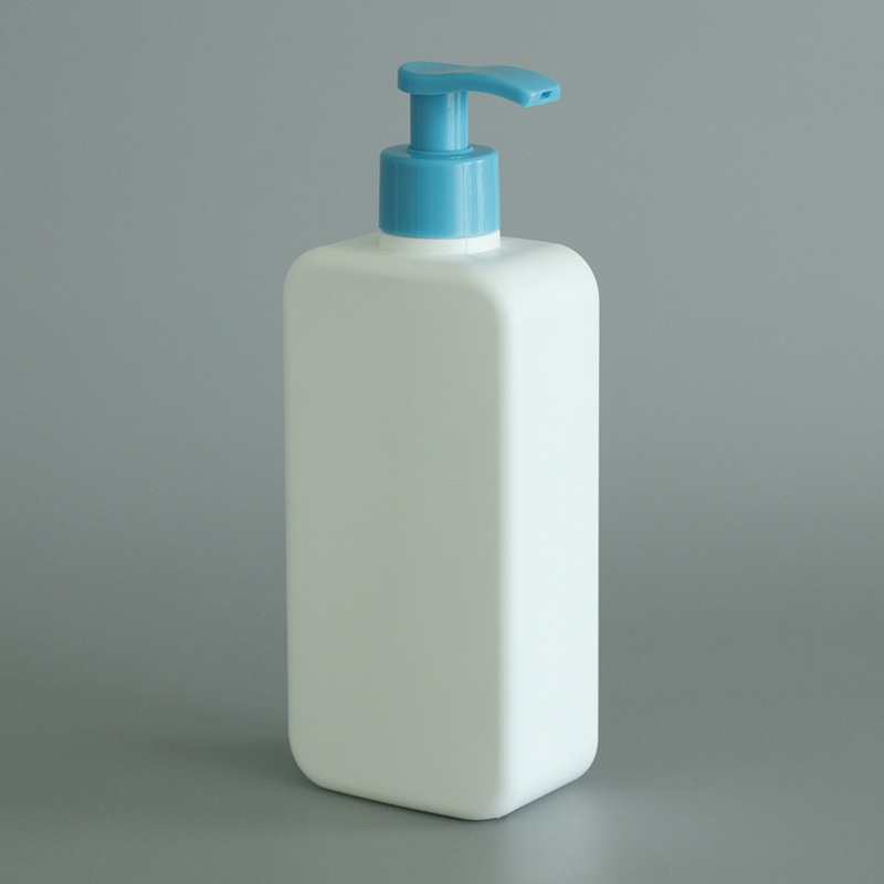 200ml White and Square Empty Square Matte Black HDPE Plastic Shampoo