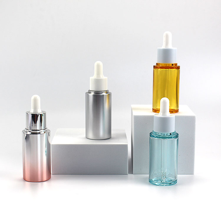 35ml Colorful Plastic Essential Oil Serum Dropper Bottle