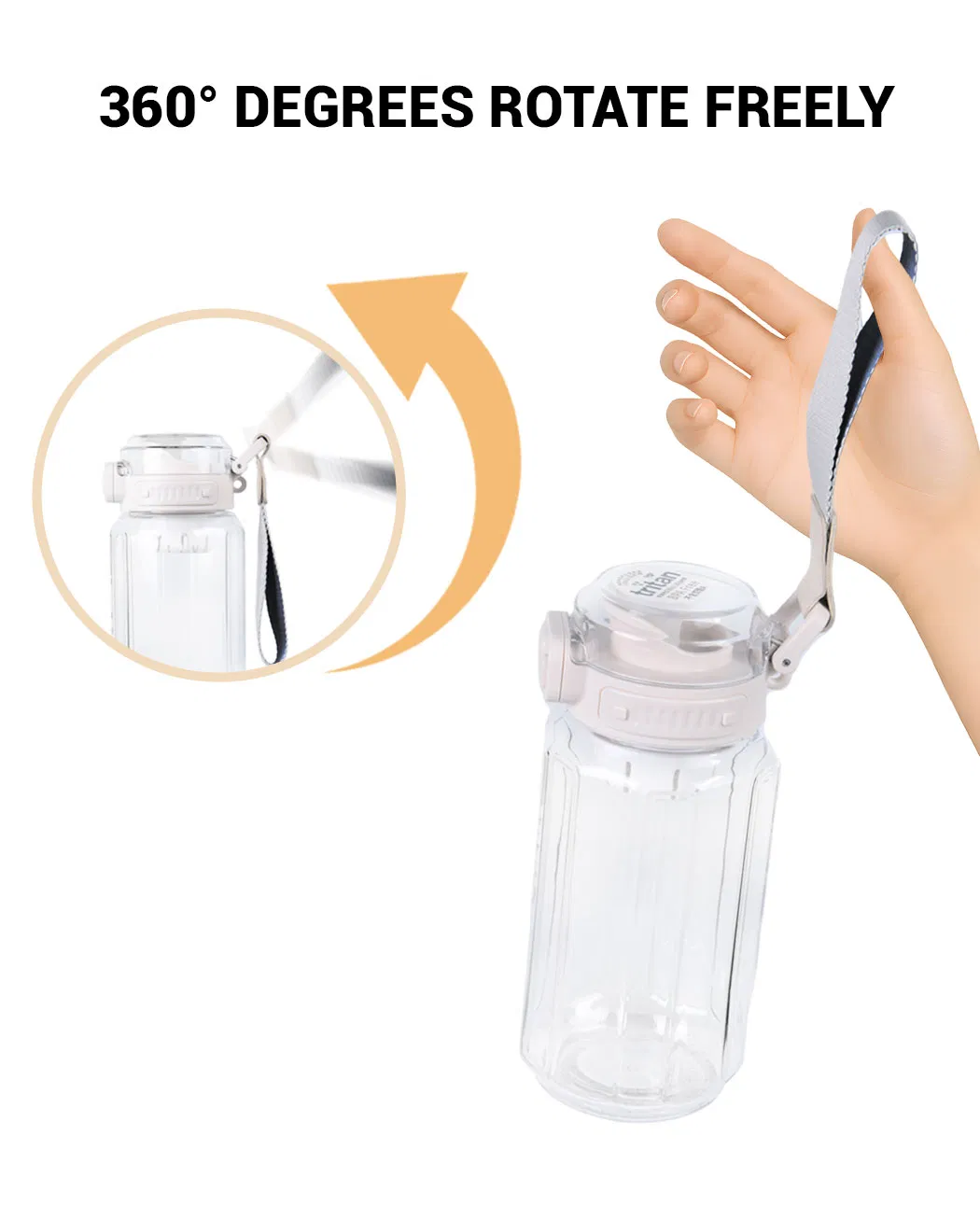 Plastic Water Bottle View 5