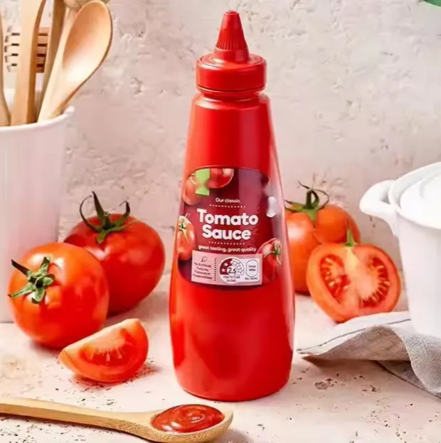 Ketchup Squeeze Plastic Bottle View 3