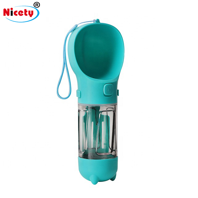 BPA Free, Leak Proof, Food Grade Plastic 11oz Travel Drink Bottle Pet Dog Water Dispenser Bottle