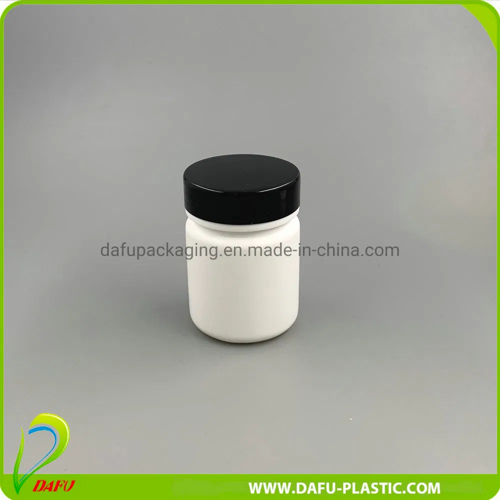 40ml PE Cod Liver Oil Plastic Pill Tablet Bottle with Flip Top Cap