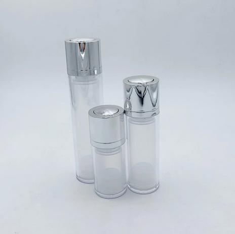 Airless Clear Pump Bottles Cosmetic Travel Size Dispenser Vacuum Plastic travel Bottles