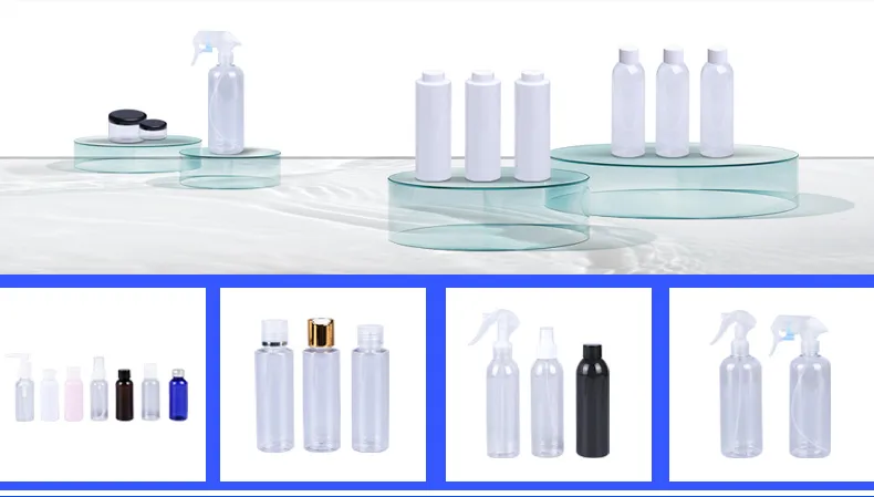 Travel-Size Plastic PETG Airless Bottles