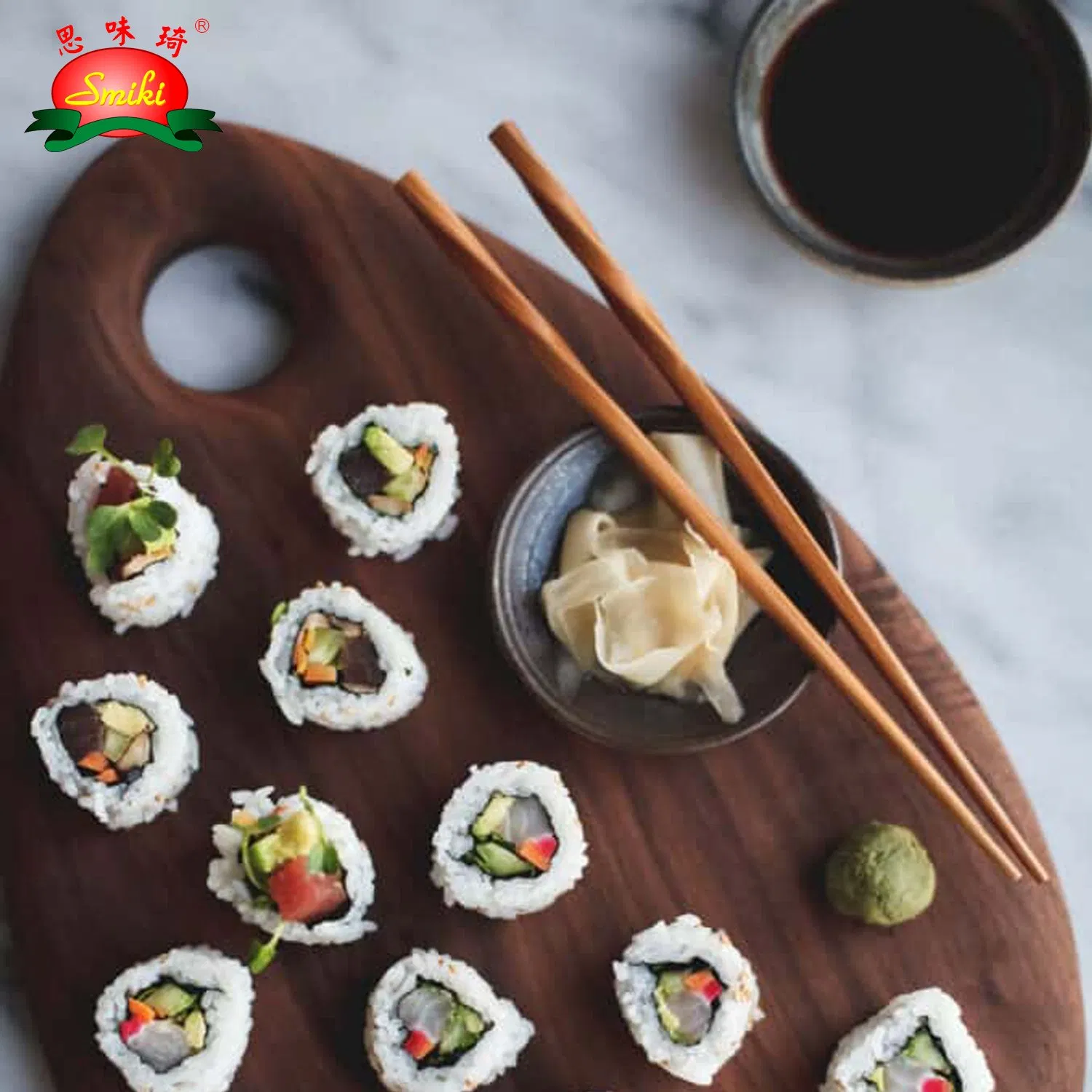 1000ml Sushi Soy Sauce Packing in Plastic Bottle with Low Sodium for Tesco