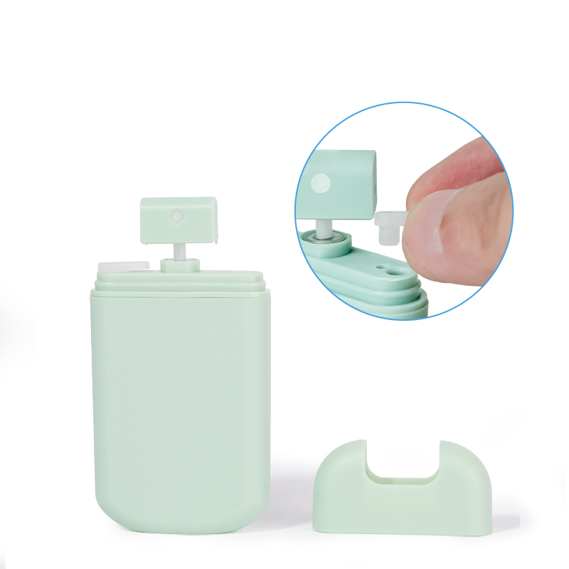 Free Sample 20/30ml Plastic U Shape Credit Card Empty Perfume Spray Bottles