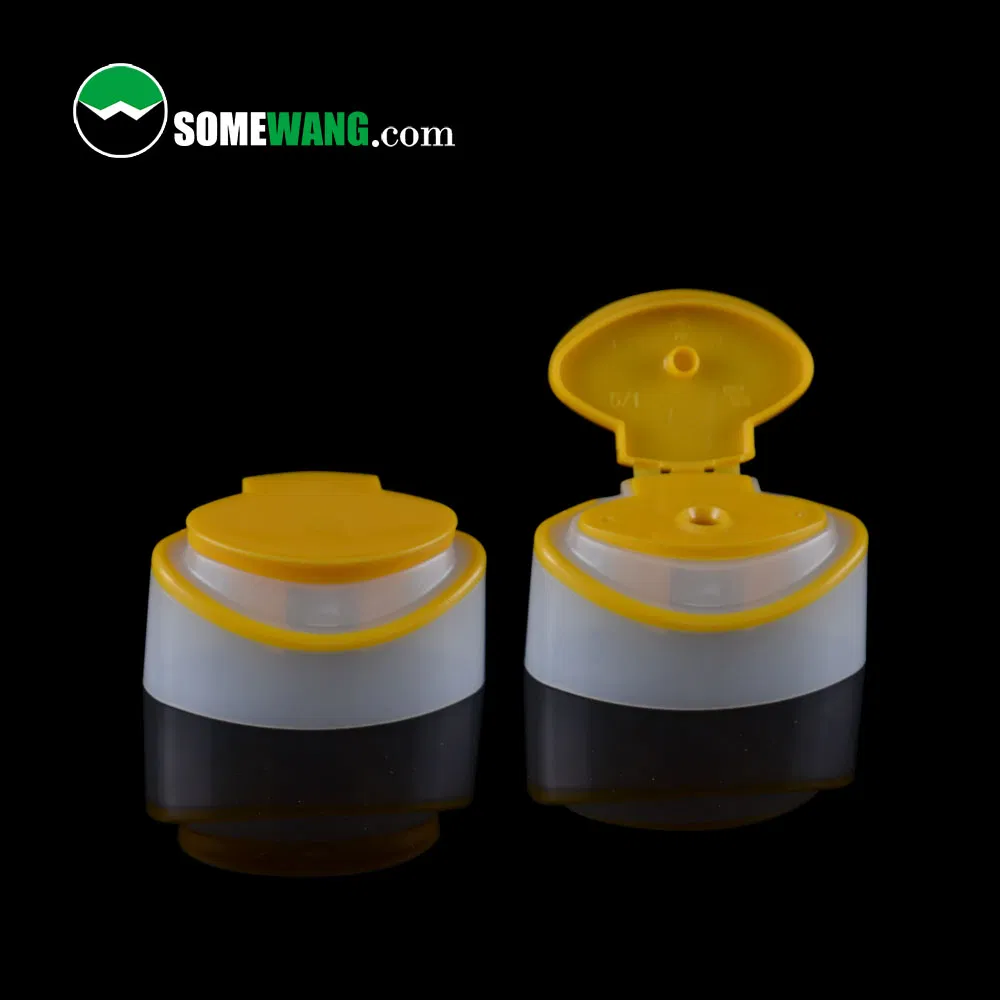 20mm Recycled Plastic Cosmetic Empty Conditioner Soft Squeeze Shampoo Bottle with Flip Top Double Colors Cap Lids Packaging OEM