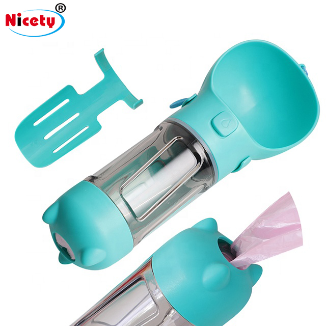 BPA Free, Leak Proof, Food Grade Plastic 11oz Travel Drink Bottle Pet Dog Water Dispenser Bottle