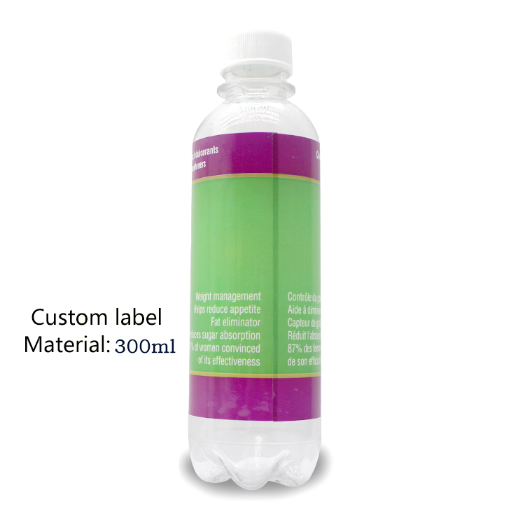 Custom 300ml Juice Bottle Packaging Pet Round Plastic Beverage Soda Bottle for Juice Drinks