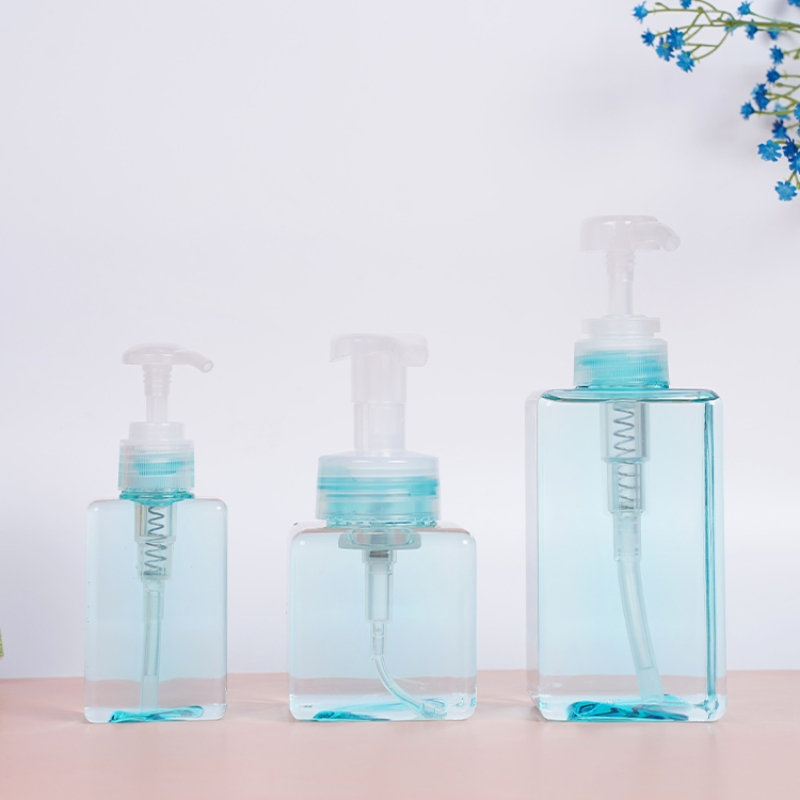 100ml 250ml Plastic Colored Custom Empty Shampoo PETG Cosmetic Lotion Pump Bottle