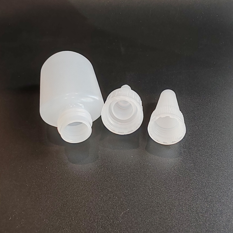 HDPE Plastic Dropper Bottles with Colored Caps for Fast Dry Glue Cyanoacrylate Adhesive Pin Cap Bottle