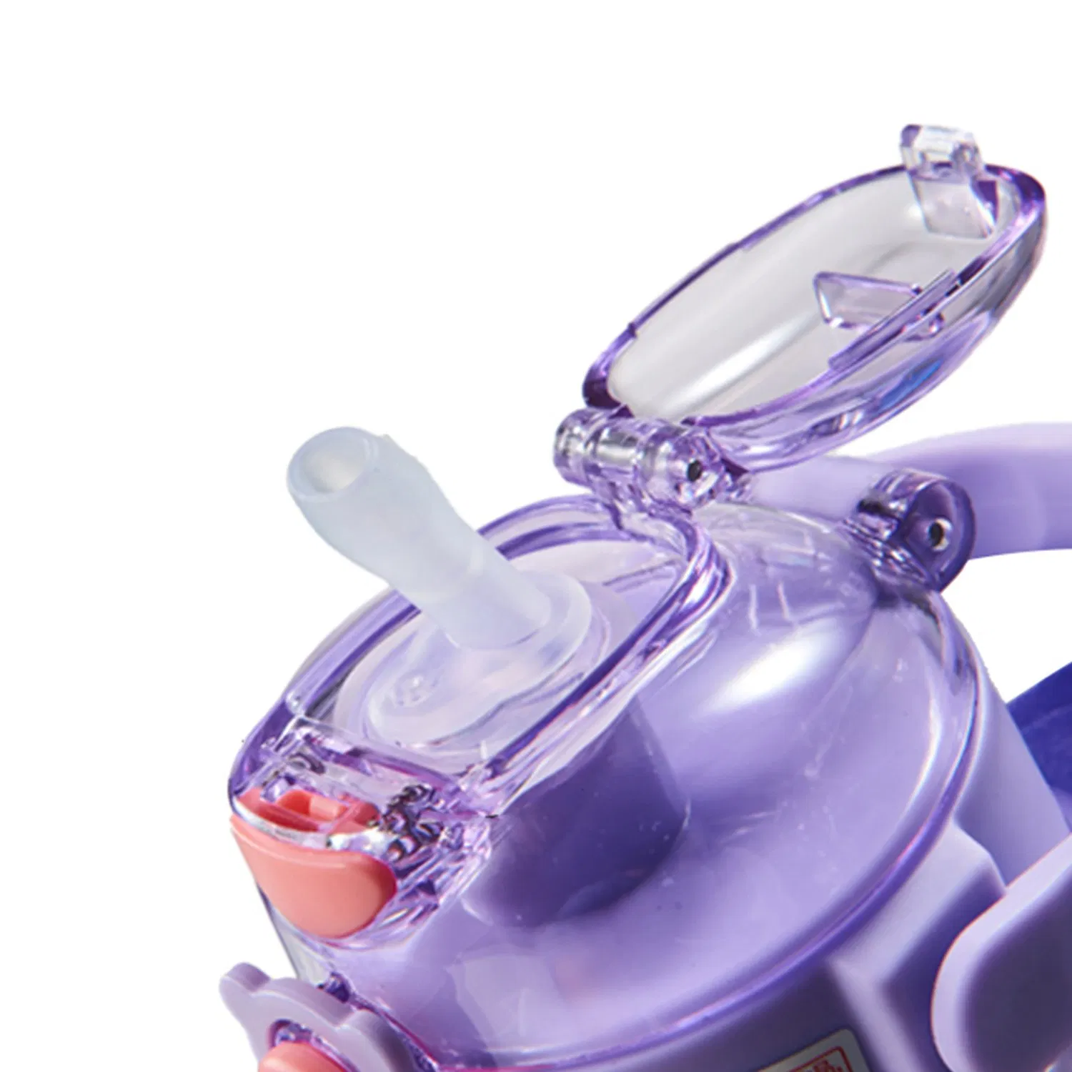 Gradient Color Frosted Leak-Proof Drinking BPA Free School Travel Plastic Kids Water Bottle