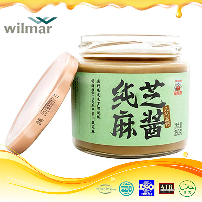 Factory Wholesale Plastic Bottle Sesame Sauce Dark Brown Sesame Paste Sauce