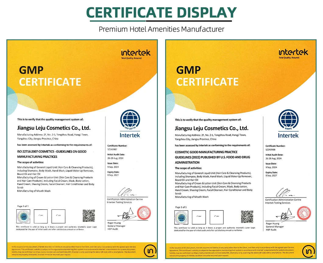 Product Certifications