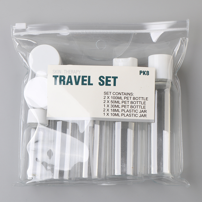 Travel Sub-Bottling Plastic 3PCS Skin Care Products Portable Travel Size Empty Travel Bottle Set