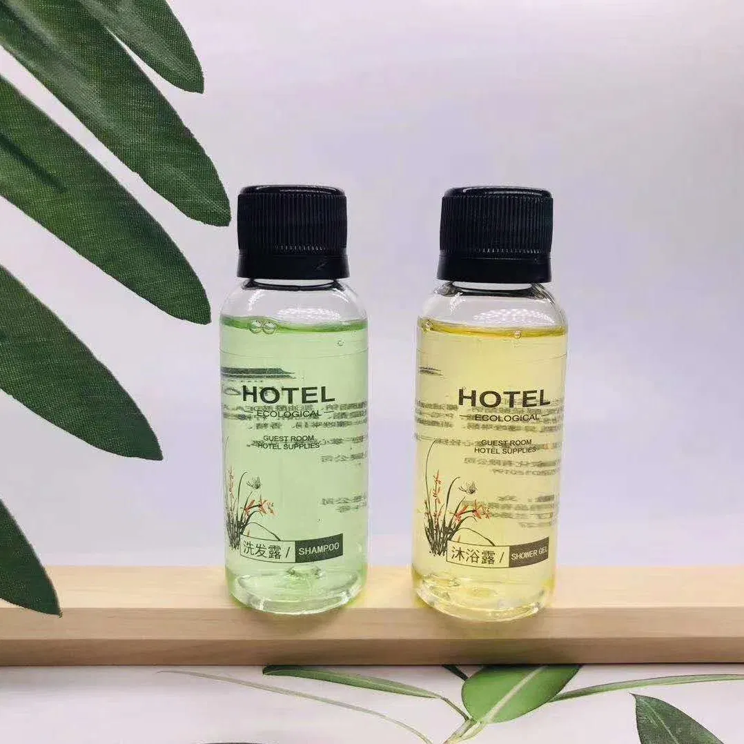Hotel Room Shampoo in Pet Bottles with Hotel Amenities