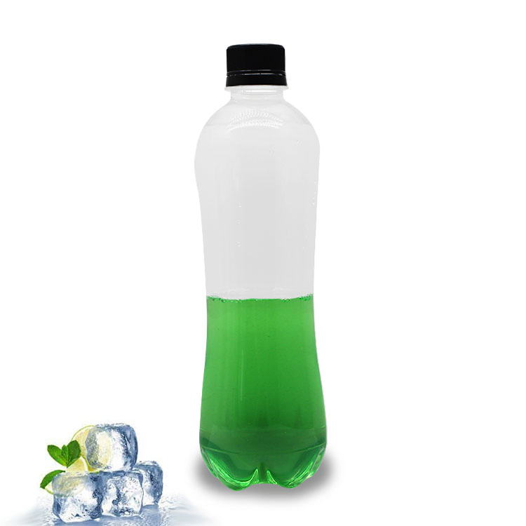 Eco Friendly 500ml Pet Round Plastic Carbonated Beverage Bottle for Soft Drinks