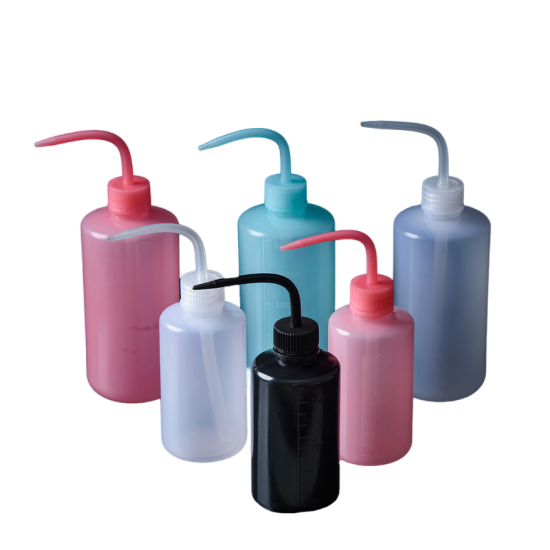 Wholesale 250ml Curved Mouth Plastic Squeeze Bottle for Tattoo Supplies