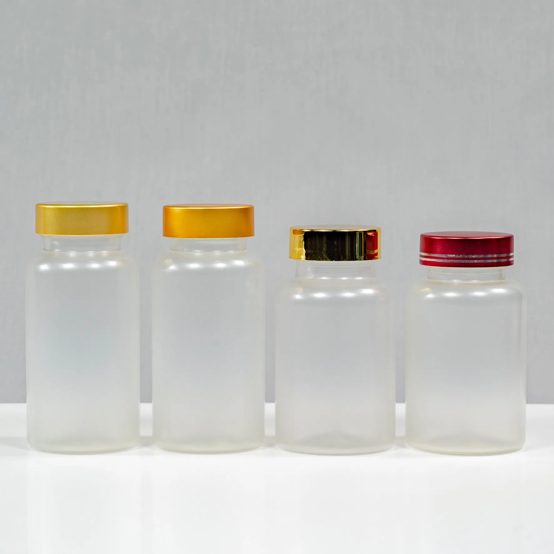 250ml Colored Pet Bottle for Food and Supplements Food-Grade Plastic Container for Capsules, Candy, Vitamins, and Herbal Products, Wide Mouth Recyclable Jar