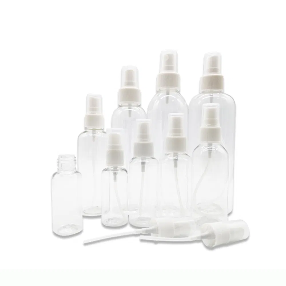 Plastic Transparent Refillable Fine Mist Spray Bottle Cosmetic Container Esg13323