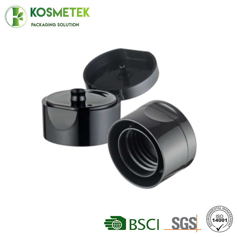 Cosmetic Packaging 32/400 PP Plastic Flip Top Shampoo Bottle Cover Cap