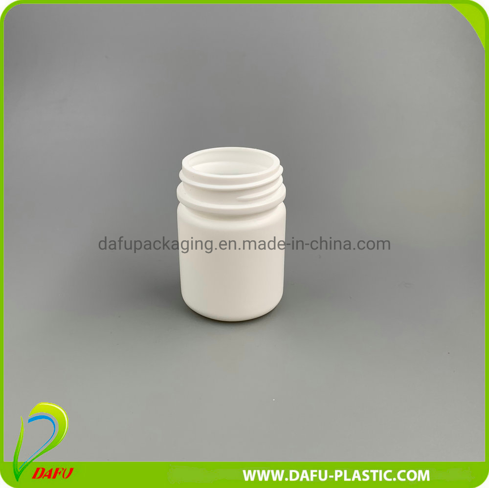 40ml PE Cod Liver Oil Plastic Pill Tablet Bottle with Flip Top Cap