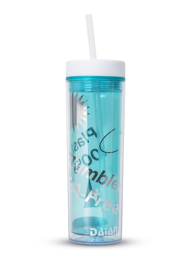 Hot Sale 16 Oz BPA-Free Skinny Plastic Water Bottle