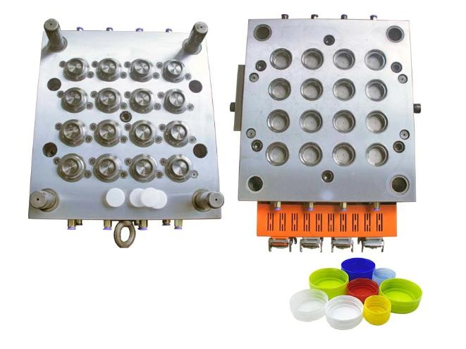 Hot Runner Flip Top Cap Mould with Cap Closing System in-Mold Closing for Cosmetic Bottle, Sanitizer Bottle, Injection Mould, Plastic Mold