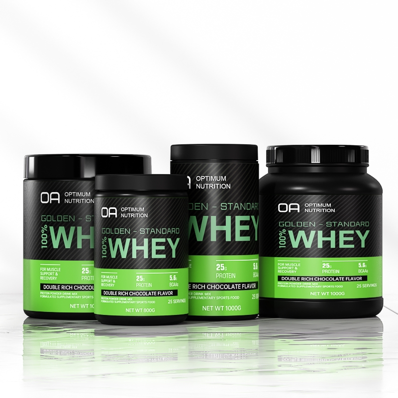 Empty HDPE Plastic Food Supplement Protein Powder Bottle Container Jar