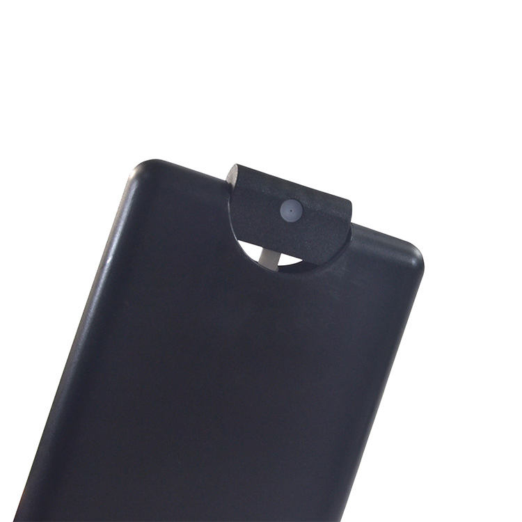 Empty 10ml 20ml 30ml Pocket Hand Sanitizer Bottle White Clear Plastic Perfume Pump Credit Card Flat Spray Bottle