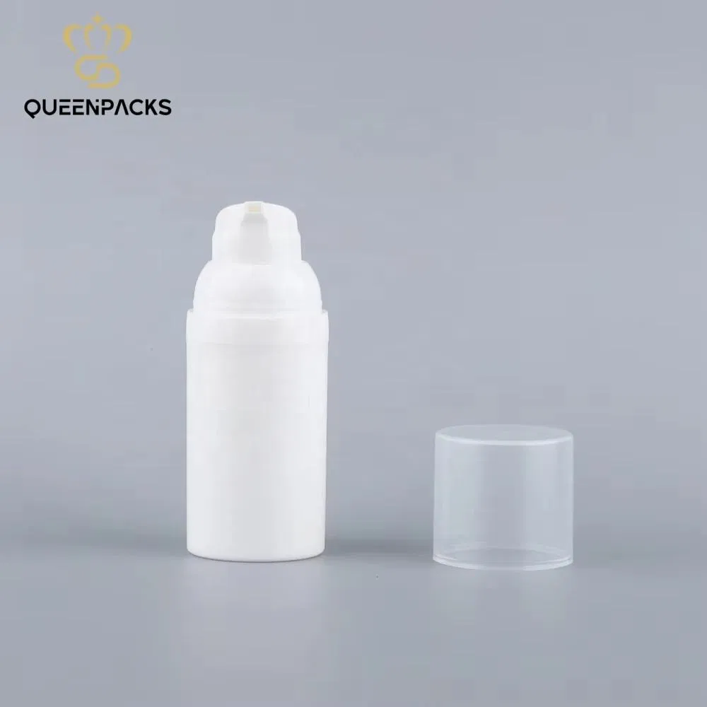 Plastic PP Bottle Airless Press Pump Bottle with Lotion Dispenser