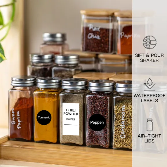 Transparent Seasoning Jars