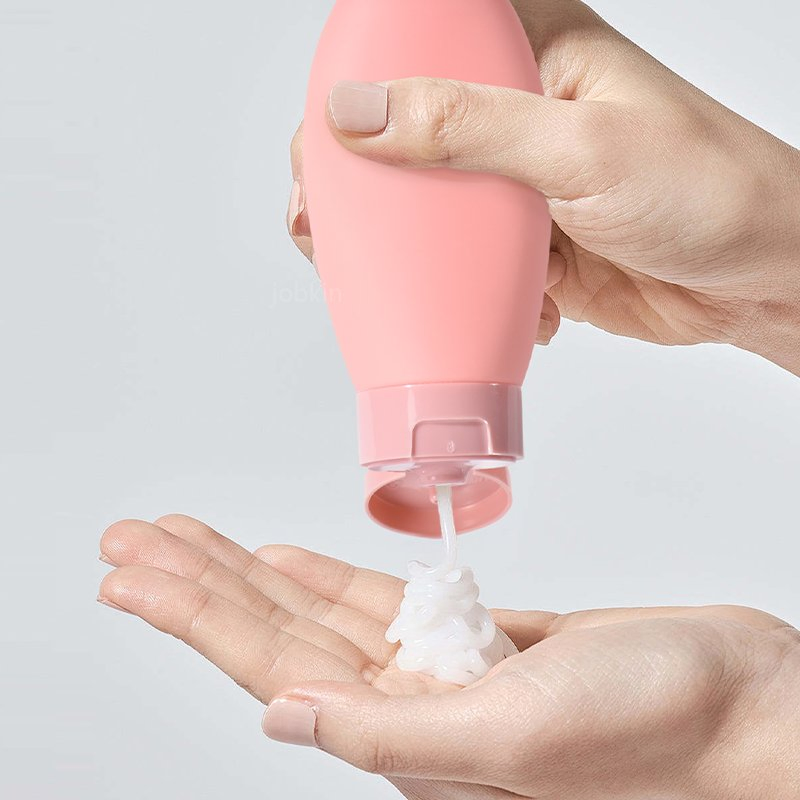 Food-Safe Plastic Refillable Bottles 60ml Leak-Proof Travel Essentials for Shampoo