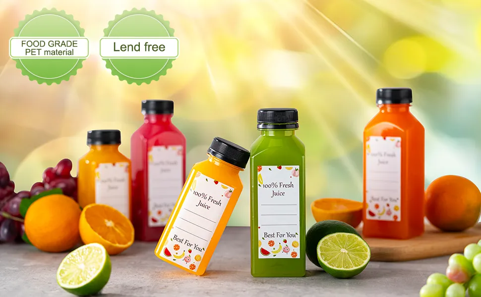 Plastic Reusable Juice Bottles