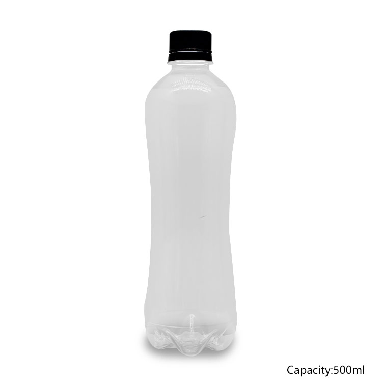Eco Friendly 500ml Pet Round Plastic Carbonated Beverage Bottle for Soft Drinks