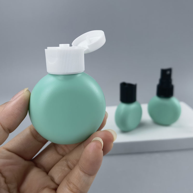 Custom 30ml Plastic Small Travel Size HDPE Cosmetic Serum Lotion Toner Makeup Perfume Bottle Container