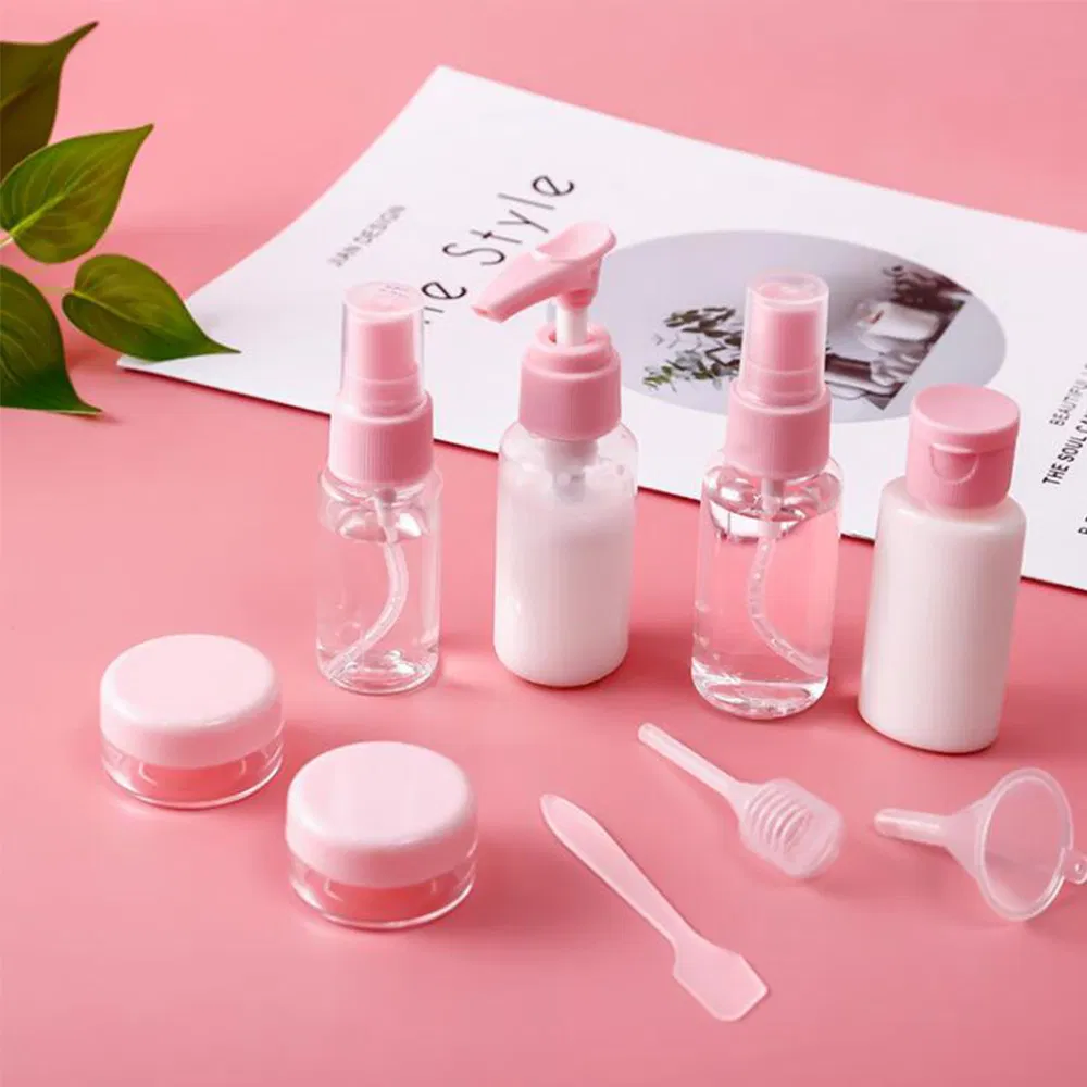 Reusable Empty Plastic Bottle Refill Transparent Travel Spray Bottles for Perfume Cosmetic