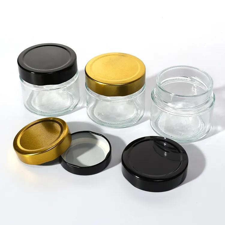 Cheap Empty Clear Candy Honey Spice 500ml Wide Mouth Food Plastic Jars with Screw Top Lids