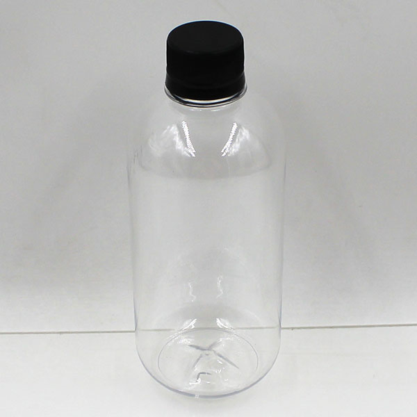 Food Grade Disposable Transparent Pet 350ml 12 Oz Clear Plastic Juice Beverage Bottles with Child Proof Cap