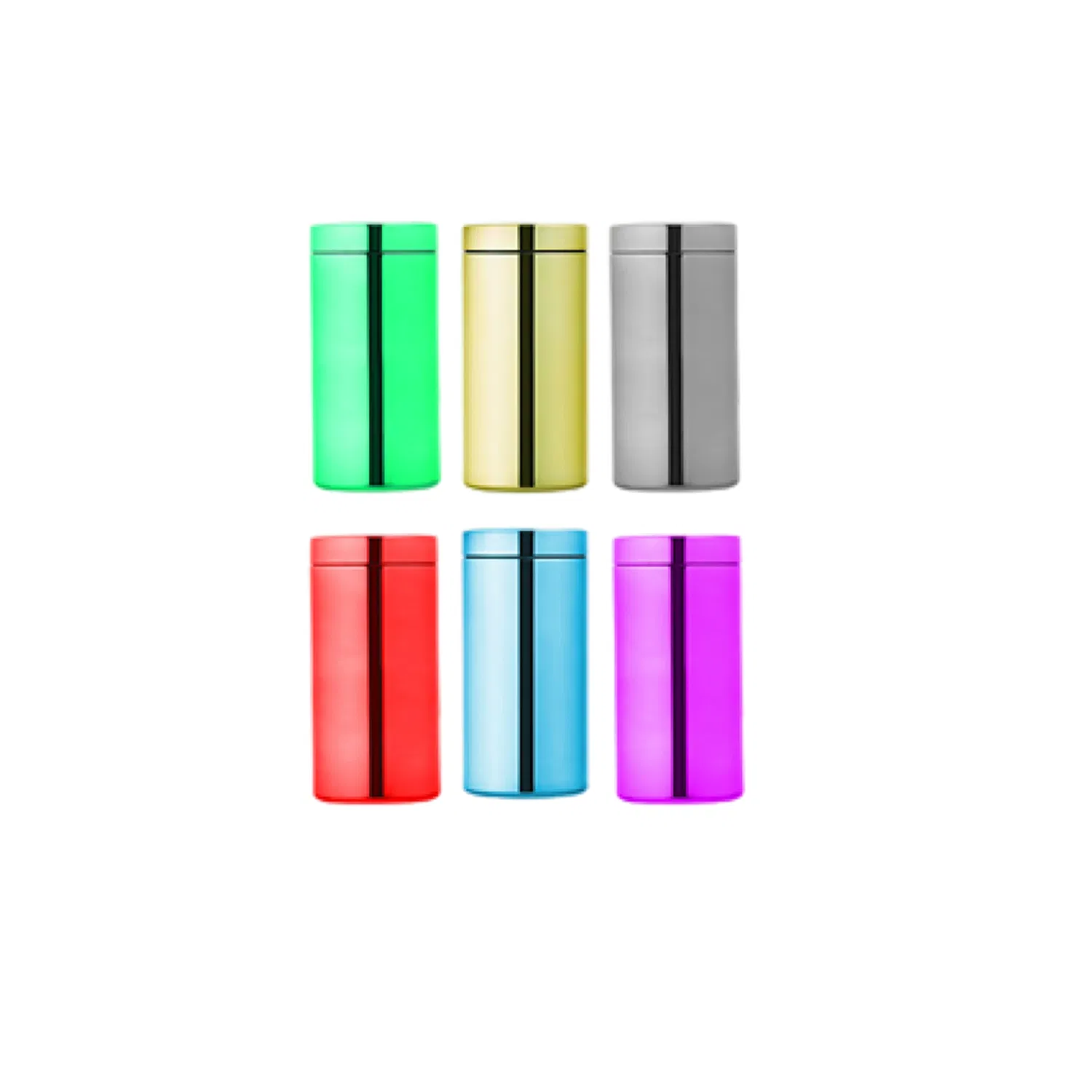 20oz Metalized Plastic Bottle Chrome PE Canister Can of Nutritional Powder