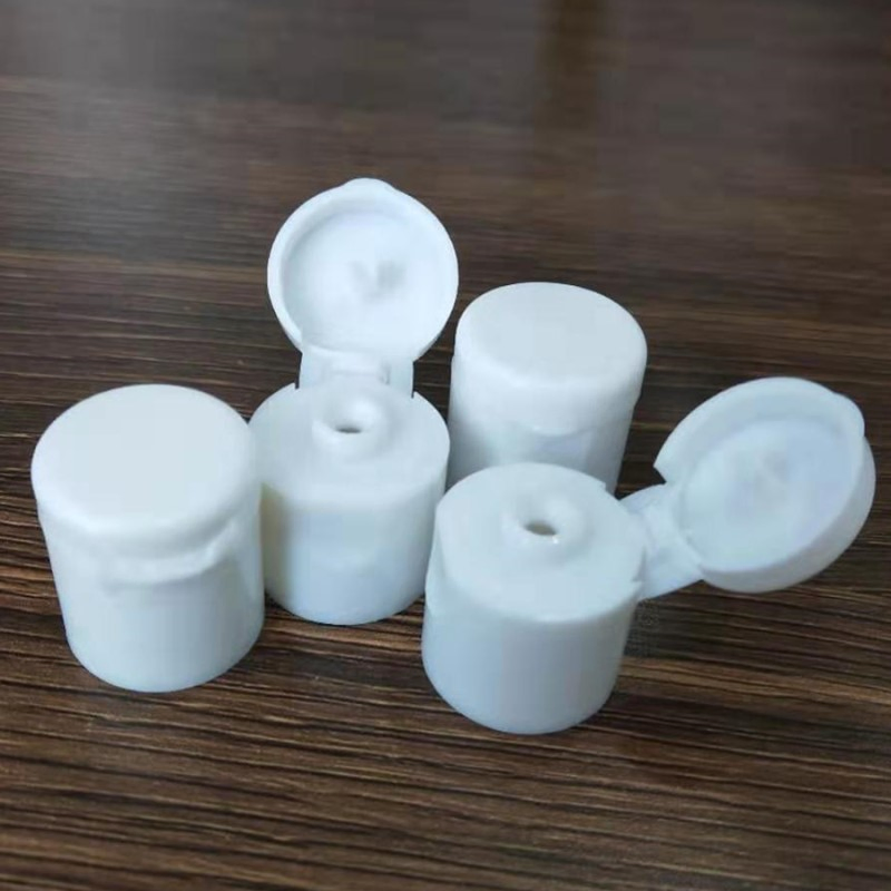 PP Plastic Flip Top Cap Cosmetic Bottle Closure/Lid/28/410 UV Coating Flip Cap