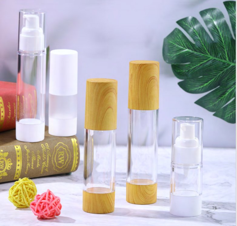 Custom Colors Empty Refill Plastic PP Lotion Pump Airless Pump Bottle