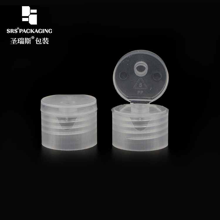 Cosmetic Packaging Bottle Accessories Flip Top Cap for Plastic Bottles