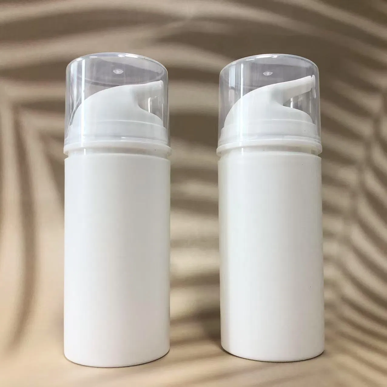 White Soft Spout Clear Cap Leak Proof Hygienic Travel Makeup Skincare Empty Plastic Airless Bottle