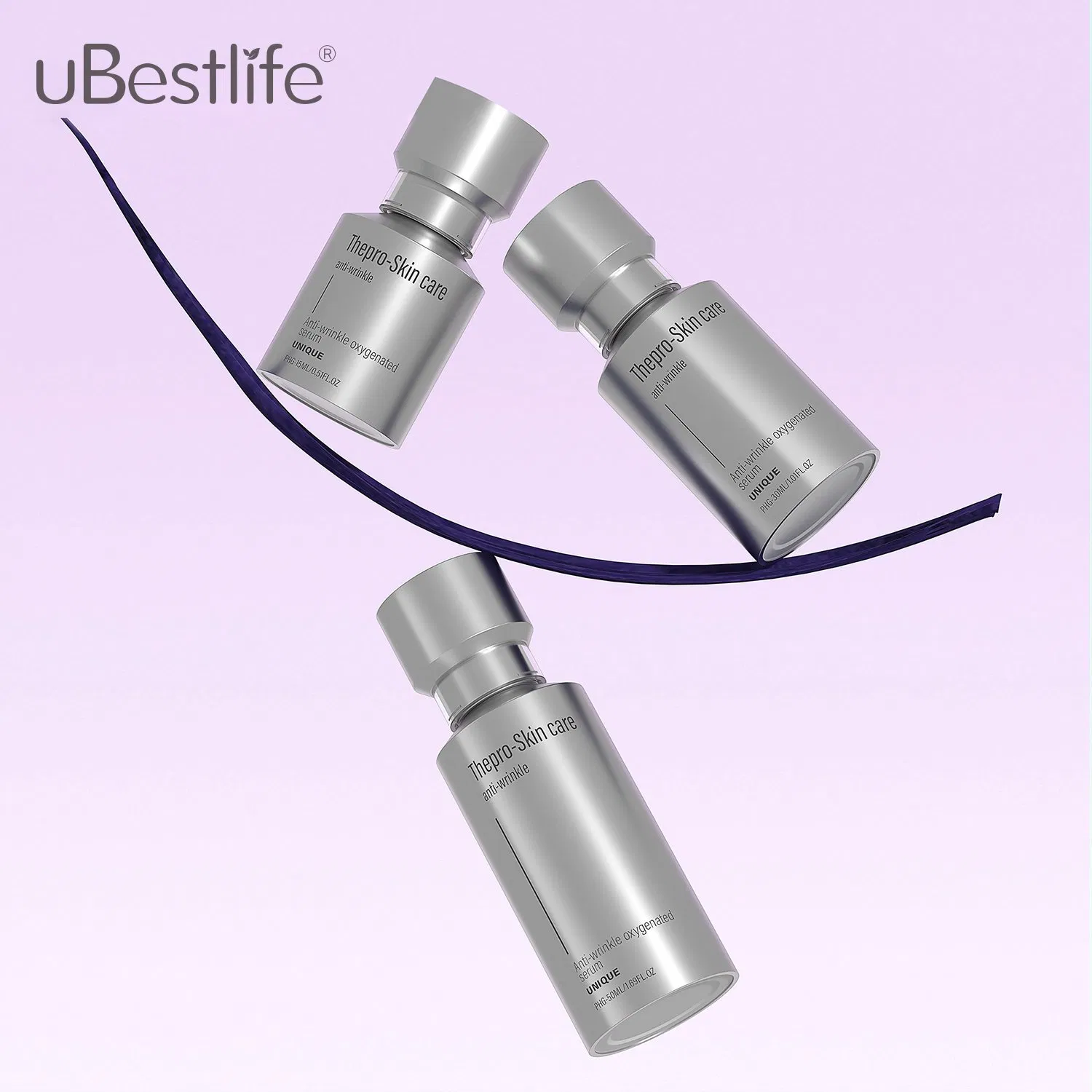 Phg Lotion Bottle Luxury Package 15ml 30ml 50ml Empty Round Skincare Essential Oil Pump Cosmetic Serum Plastic Pet Bottle