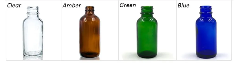 Glass Boston Round Beverage Bottle 4