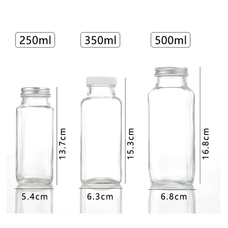 Square Juice Bottle