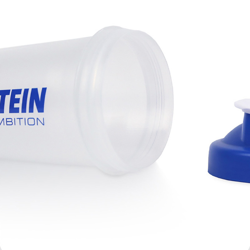 Custom Logo Promotional Shaker Bottles 600ml Plastic Shaker Bottle with Mixer Ball