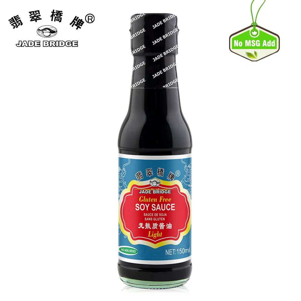 Chinese Premium Condiments Manufacturer Authentic Taste 500 Ml Plastic Bottle Jade Bridge No Msg Light Soy Sauce